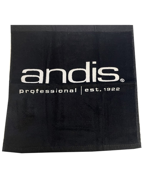 Andis Face Towel Black 12" x 12"