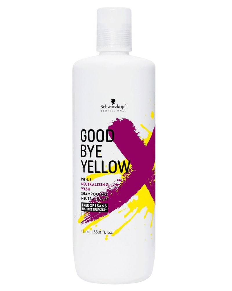 Schwarzkopf Goodbye Yellow Neutralizing Wash Shampoo