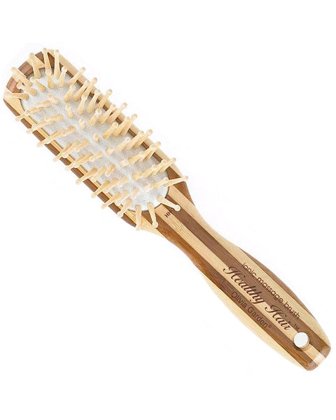 Olivia Garden Healthy Hair Bamboo Brush - Ionic Massage Brush