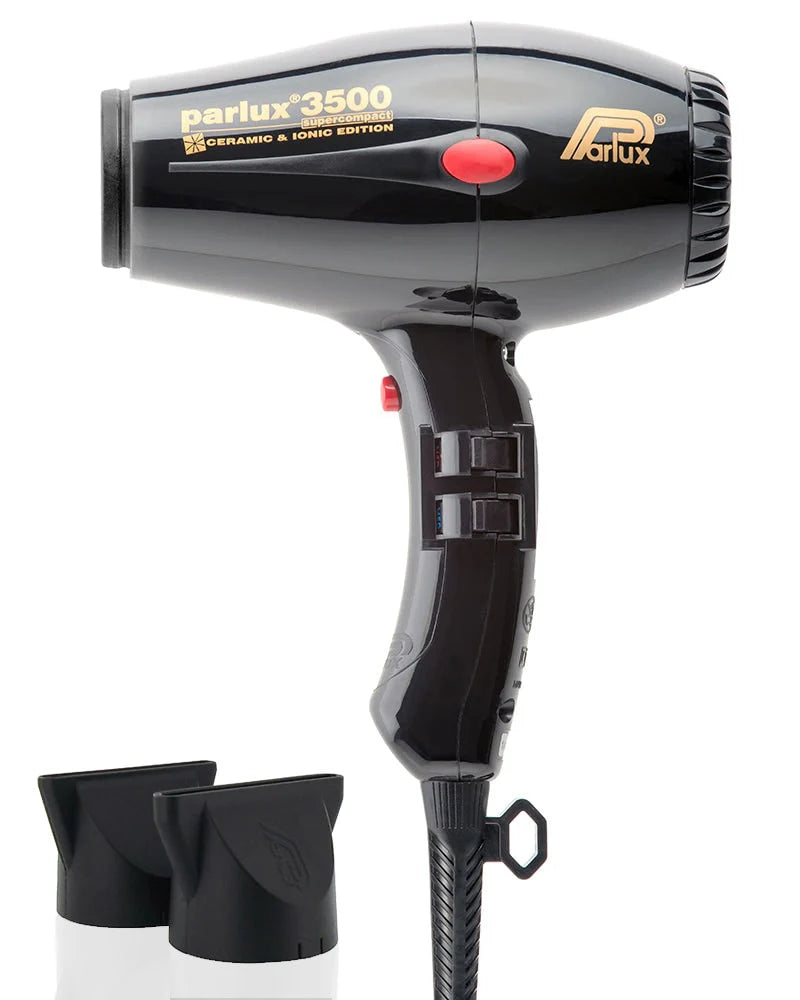 Parlux 3500 Supercompact Ionic & Ceramic - Black