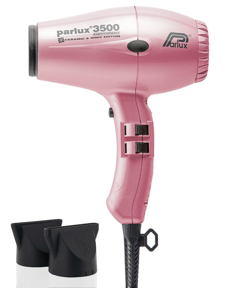 Parlux 3500 Super Compact Ceramic Ionic Edition Hair Dryer - Pink