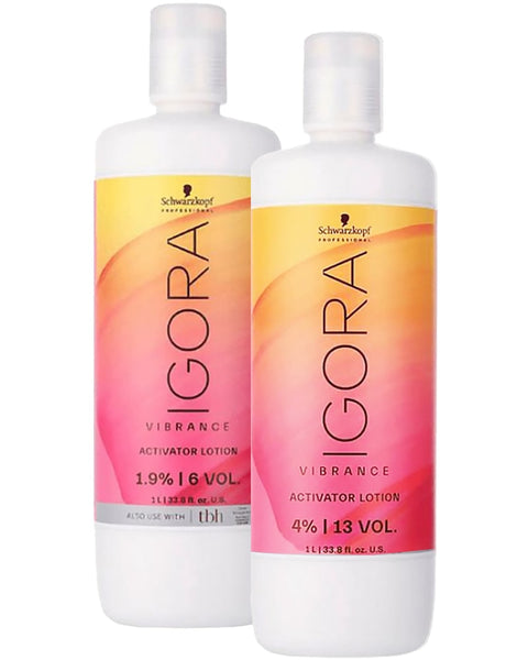 Schwarzkopf Igora Vibrance Activating Lotion 33.8oz 6 Volume, 13 Volume