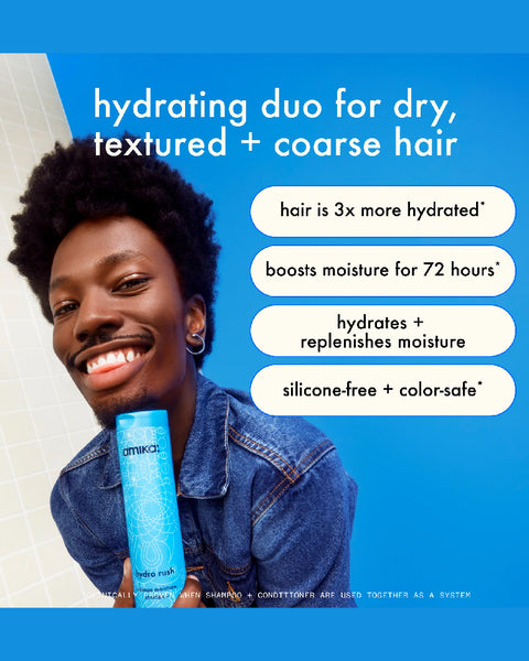 Amika Hydro Rush Intense Moisture Conditioner 9.2 oz