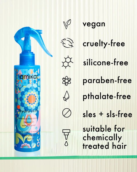 Amika Hydro Rush Intense Moisture Leave-In Conditioner 6.7 oz