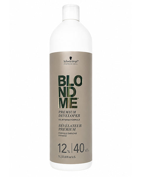 Schwarzkopf BlondMe Premium Developer Oil Formula 33.8oz 7 Volume, 20 Volume, 30 Volume, 40 Volume