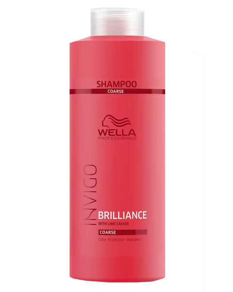 Wella Professionals Invigo Brilliance Shampoo Coarse  Hair 33.8oz / 1 Liter