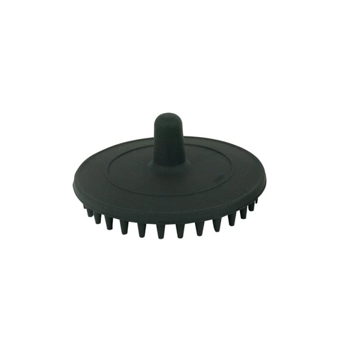 Scalpmaster Scalp Brush-Flexible Silicone Black