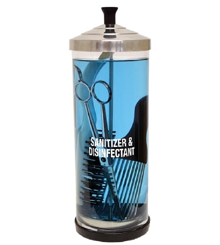 Burmax Scalpmaster Professional Glass Sanitizing Jar 39oz
