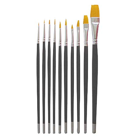 10 Piece Nail Art Brush Set