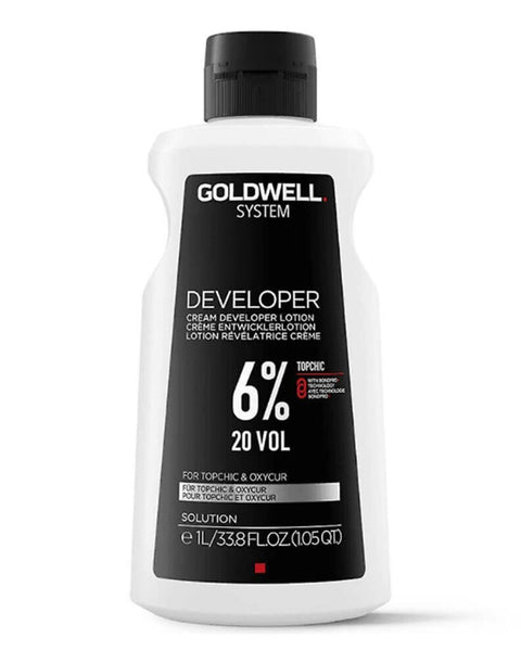 Goldwell System Cream Developer Lotion 33.8oz 7 Volume, 10 Volume, 20 Volume, 30 Volume, 40 Volume
