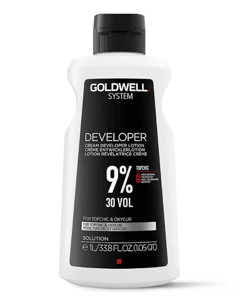 Goldwell System Cream Developer Lotion 33.8oz 7 Volume, 10 Volume, 20 Volume, 30 Volume, 40 Volume