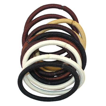 Burmax Gold Magic Assorted Elastic Bands 12 Bands/Pack - United Hair Salon Supplies