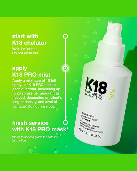 K18 Biomimetic Hairscience Molecular Repair Hair Mist 5 oz