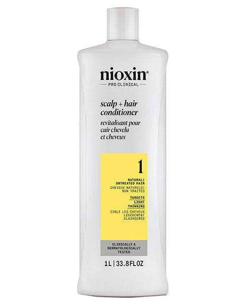Nioxin System 1 Scalp Therapy Conditioner Normal to Thin-Looking Hair Revitalisant 33.8oz