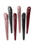 M Hair Designs Piranha Clips Assorted Colors 2 ea of Burgundy, Dark Grey & Pink 6/pk
