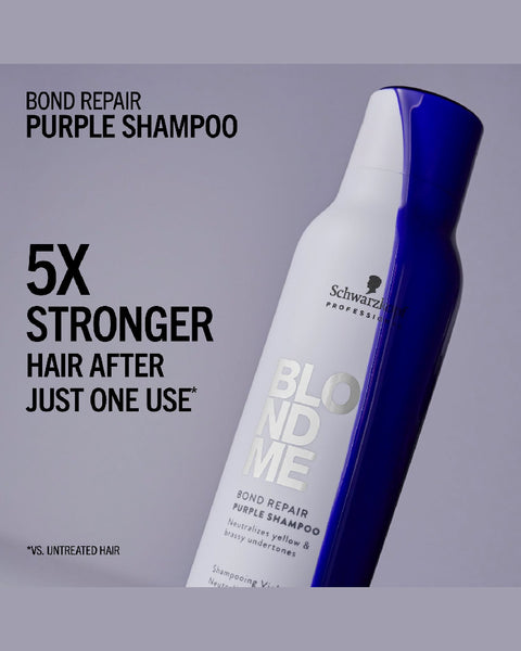 Schwarzkopf BlondMe Bond Repair Purple Shampoo