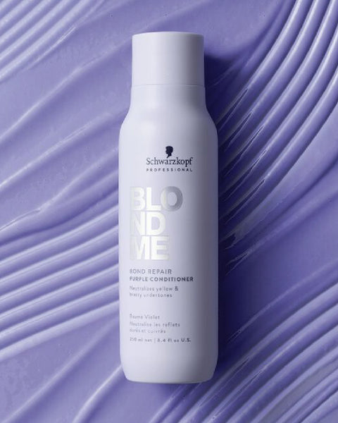 Schwarzkopf BlondMe Bond Repair Purple Conditioner 8.4oz