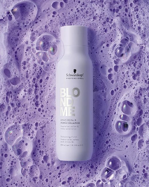 Schwarzkopf BlondMe Bond Repair Purple Shampoo