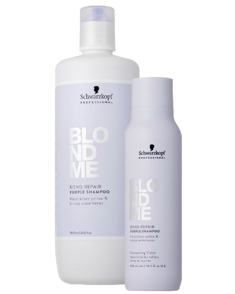 Schwarzkopf BlondMe Bond Repair Purple Shampoo