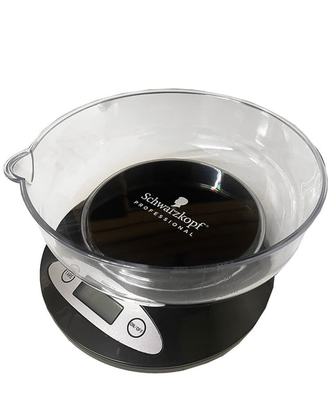 Schwarzkopf Digital scale With Clear Bowl