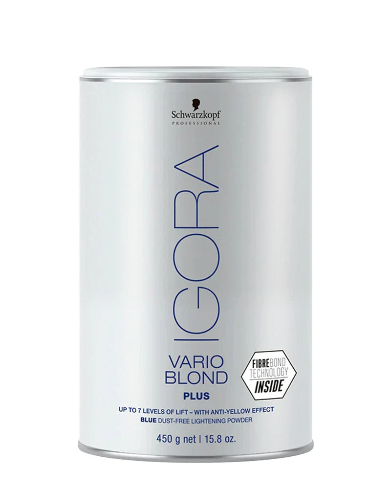 Schwarzkopf Igora Vario Blond Plus Blue Dust-Free Lightening Powder 450G (15.8oz)
