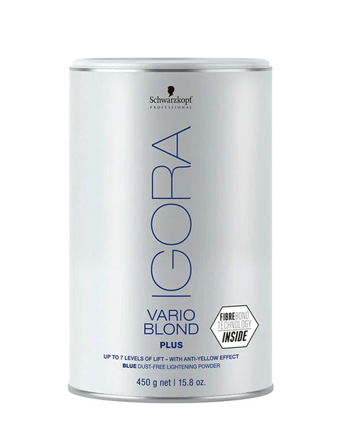 Schwarzkopf Igora Vario Blond Plus Blue Dust-Free Lightening Powder 450G (15.8oz)