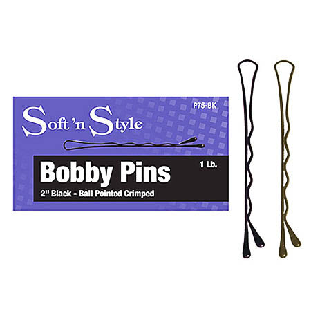 Burmax Soft N' Style 2" Bobby Pins-Blonde 1LB
