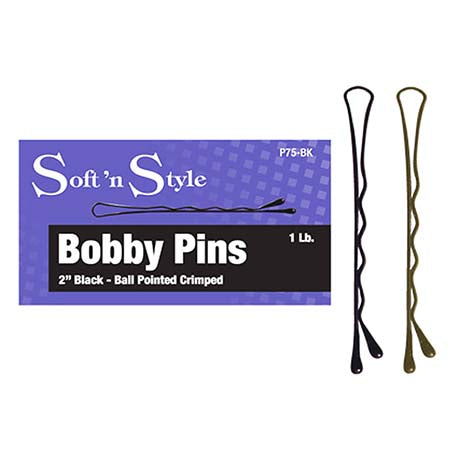 Burmax Soft N' Style 2" Bobby Pins-Bronze 1LB