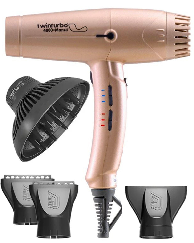 Twin Turbo 4000 Monza Dryer + Magic Sense Diffuser – Glamour