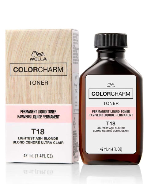 Wella Color Charm Toner T18 Lightest Ash Blonde 1.4 oz